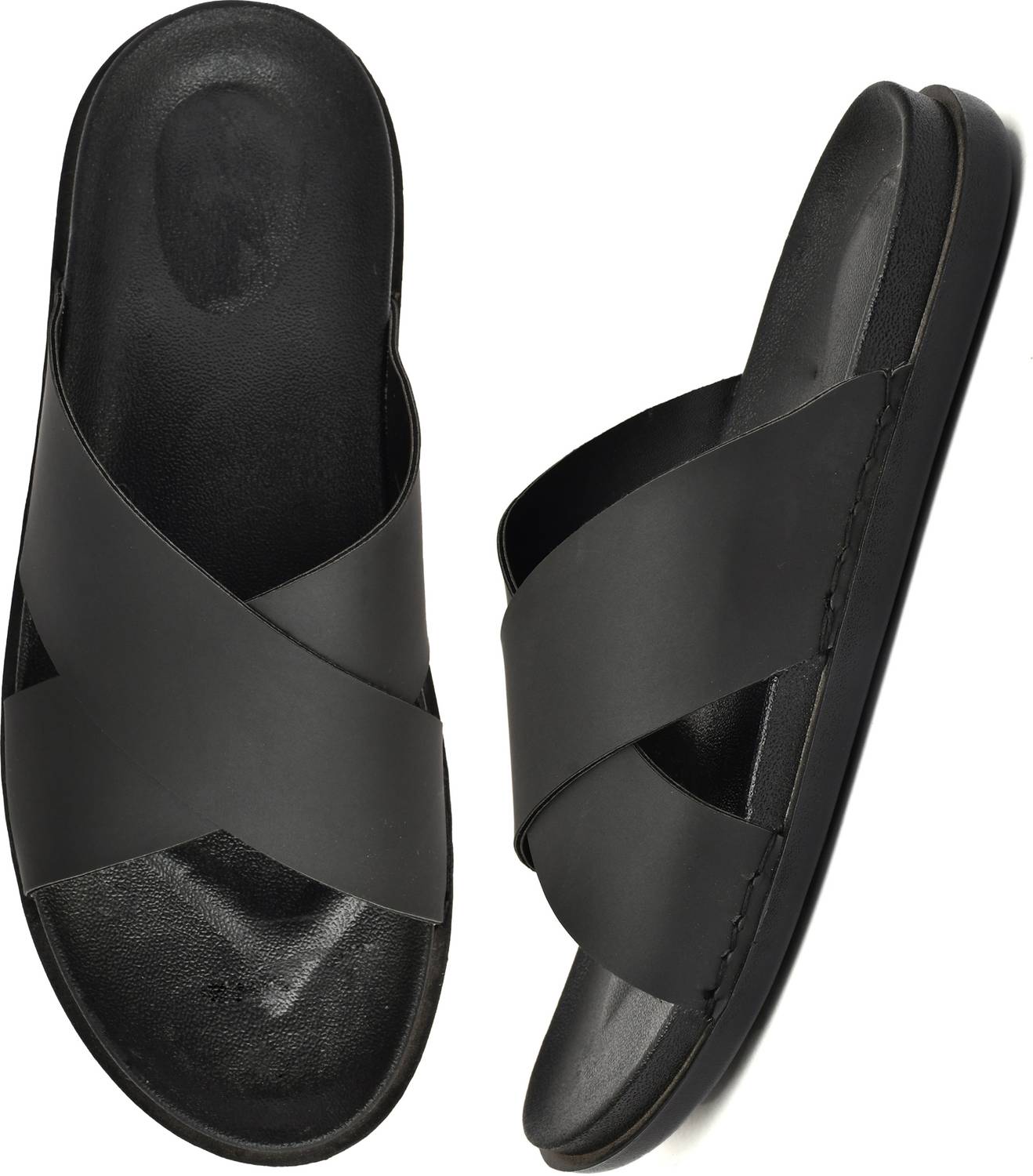 SBNGROUP Men Black Sandals - Image 4