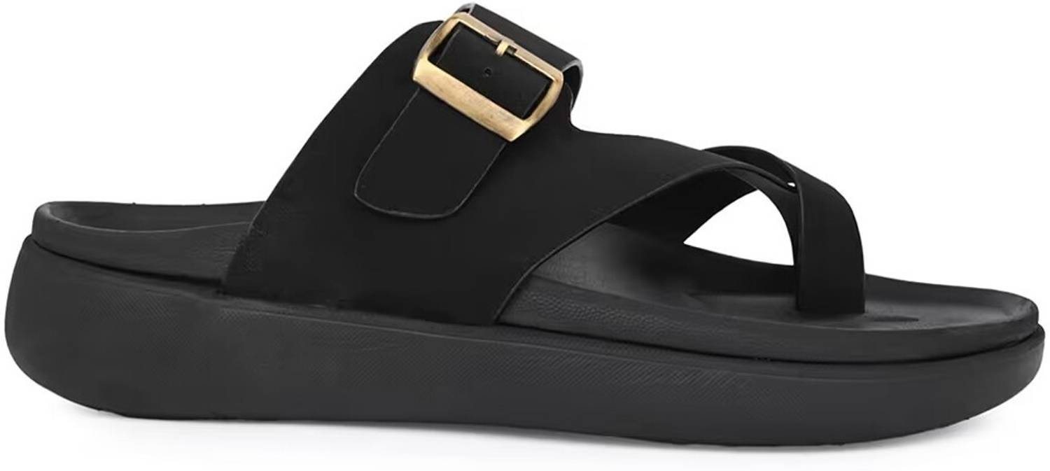 Arivo Men Black Sandals - Image 4