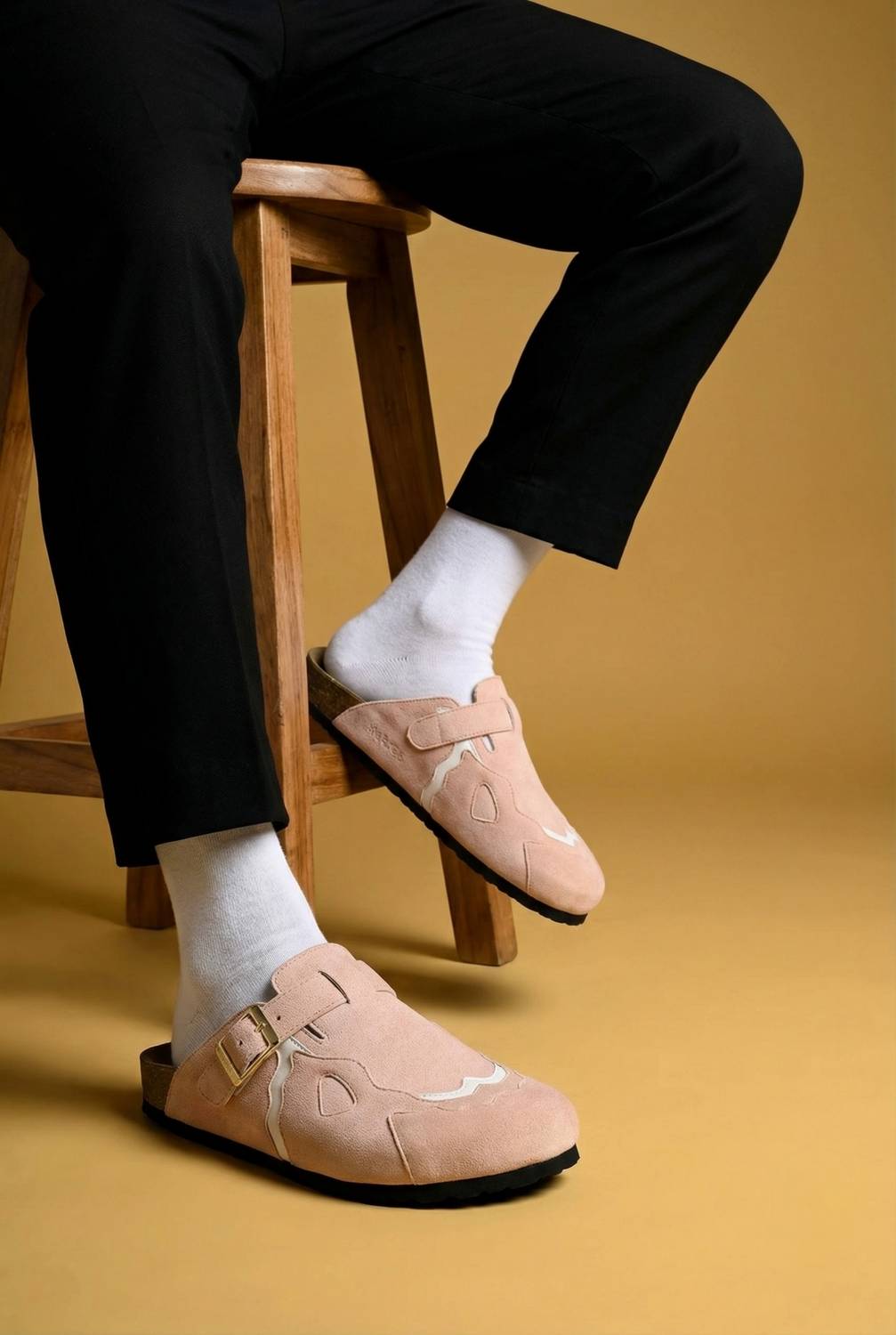 BIG FOX Men Pink Sandals - Image 5