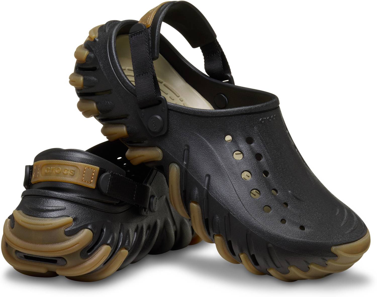 CROCS Unisex Black Clogs - Image 2