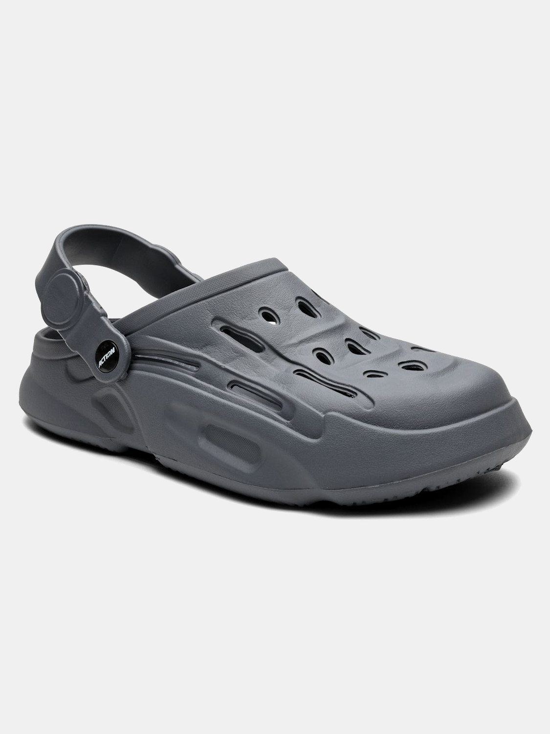 Image of action Men COOL-1001 Trendy Comfortable Lightweight Breathable Casual Slip-On Sandal (Grey, 6)