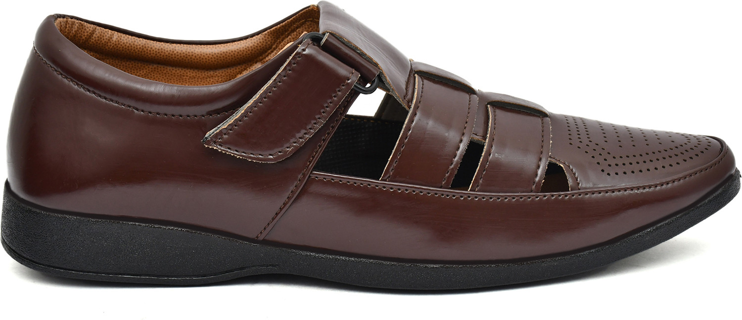 Image of VINET Men Sandal (Brown, 9)