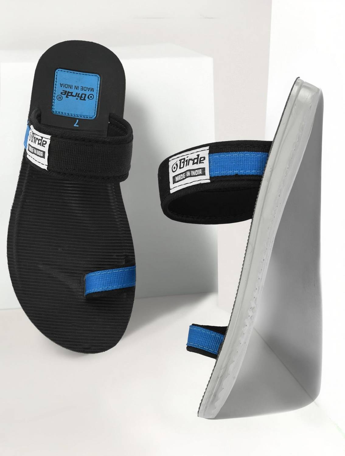 Birde Stylish Comfortable Lightweight Regular Wear Men Black, Blue Flats Men Flats