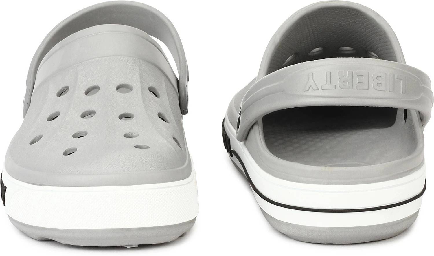 LIBERTY Men Gray Clogs - Image 5