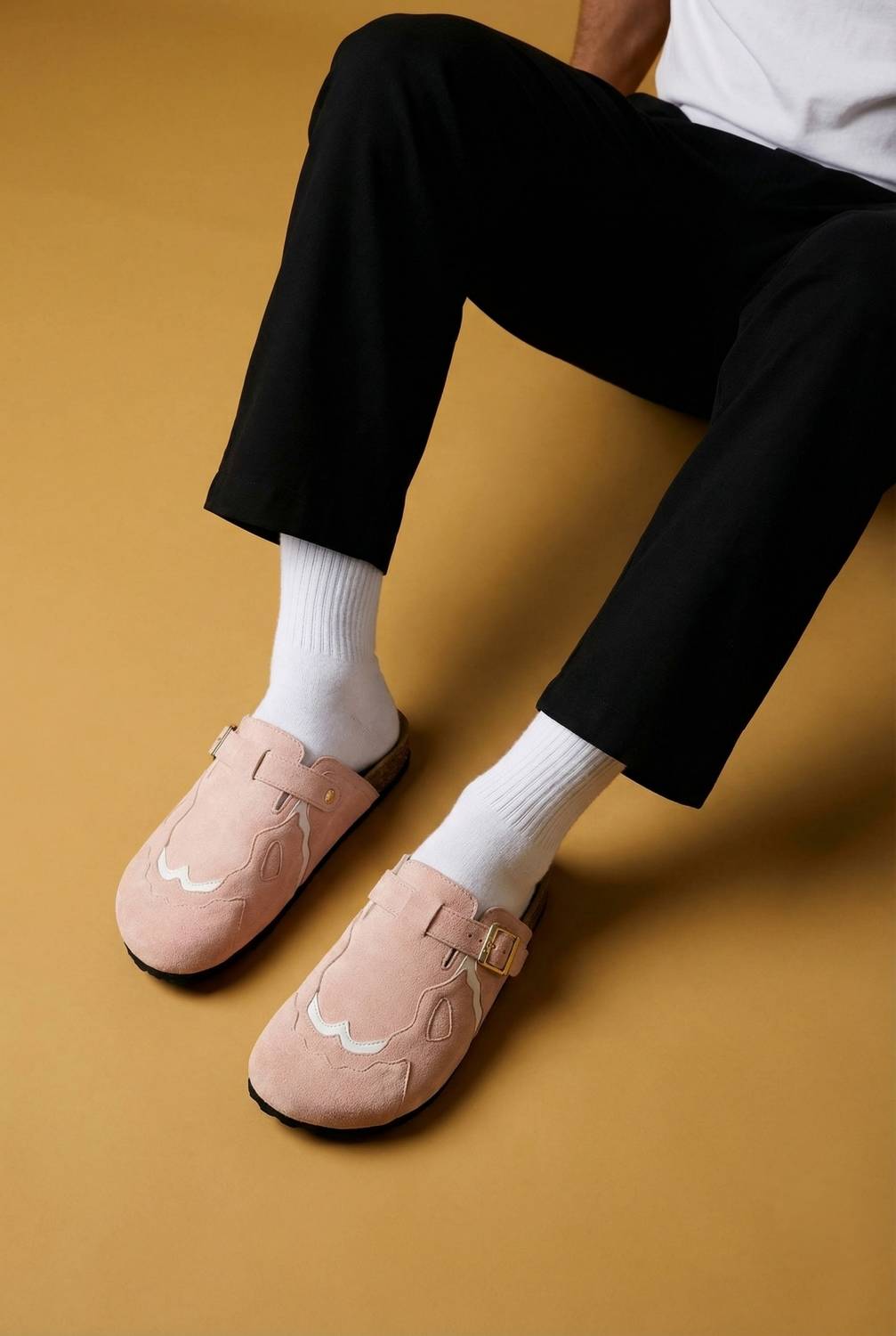 BIG FOX Men Pink Sandals - Image 2