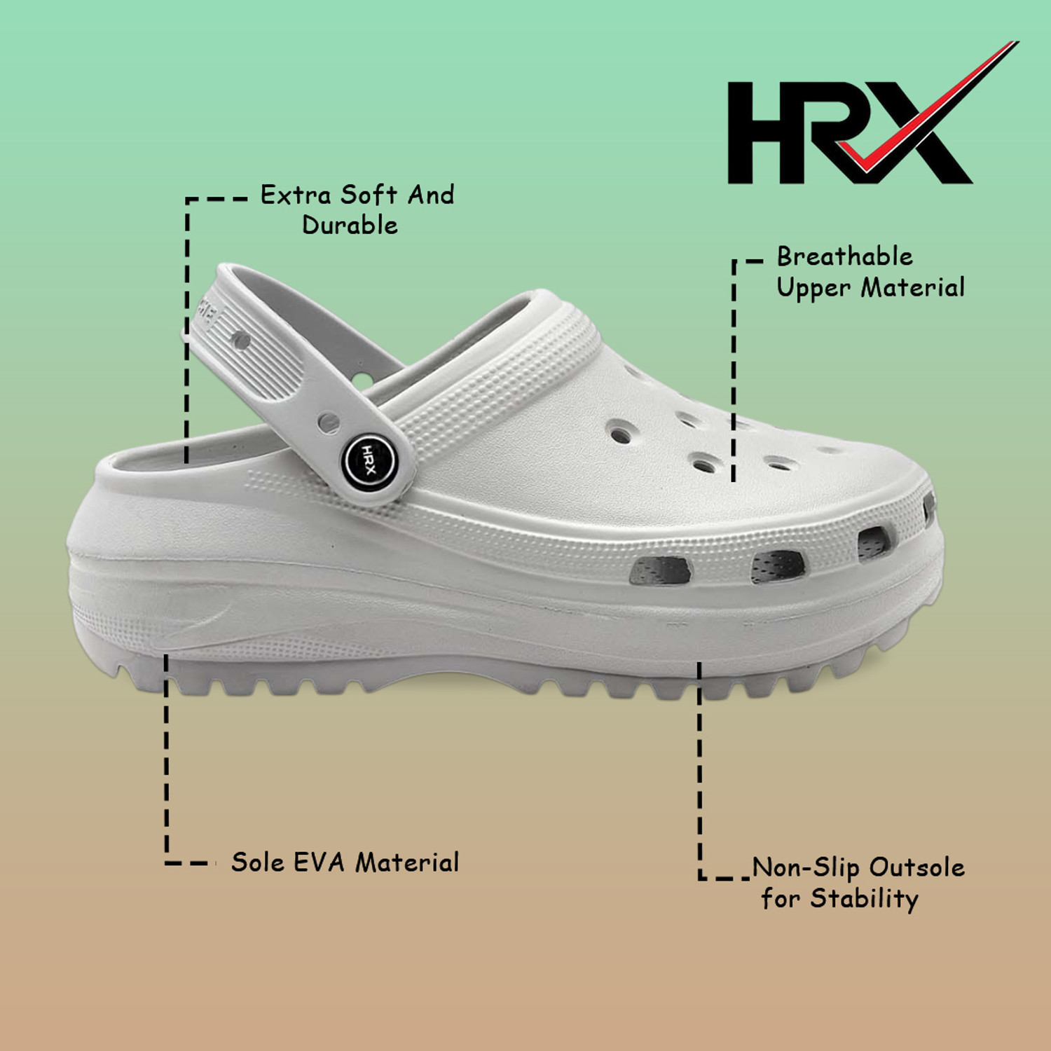 Image of HRX by Hrithik Roshan Women Clogs