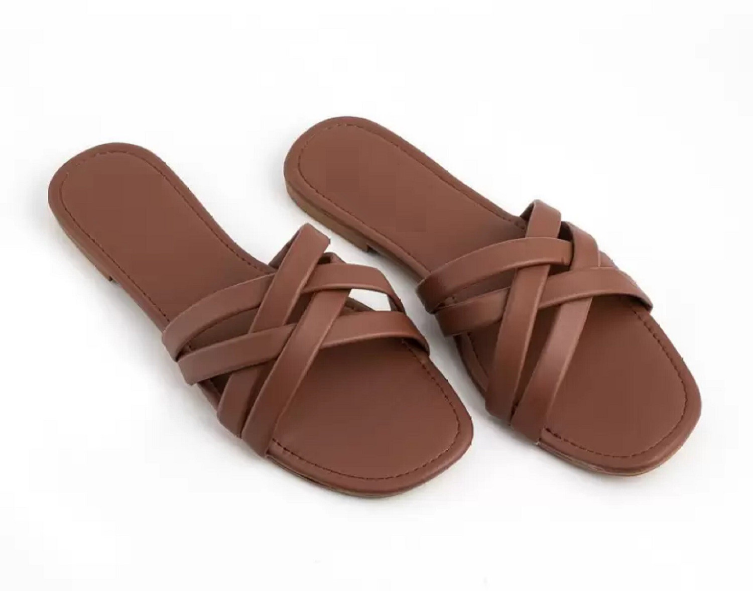 Image of SHOMEE Trending Flat Sandals l Stylish Slipper For Women's, Girl's Outdoor & Party Wear Women Flats