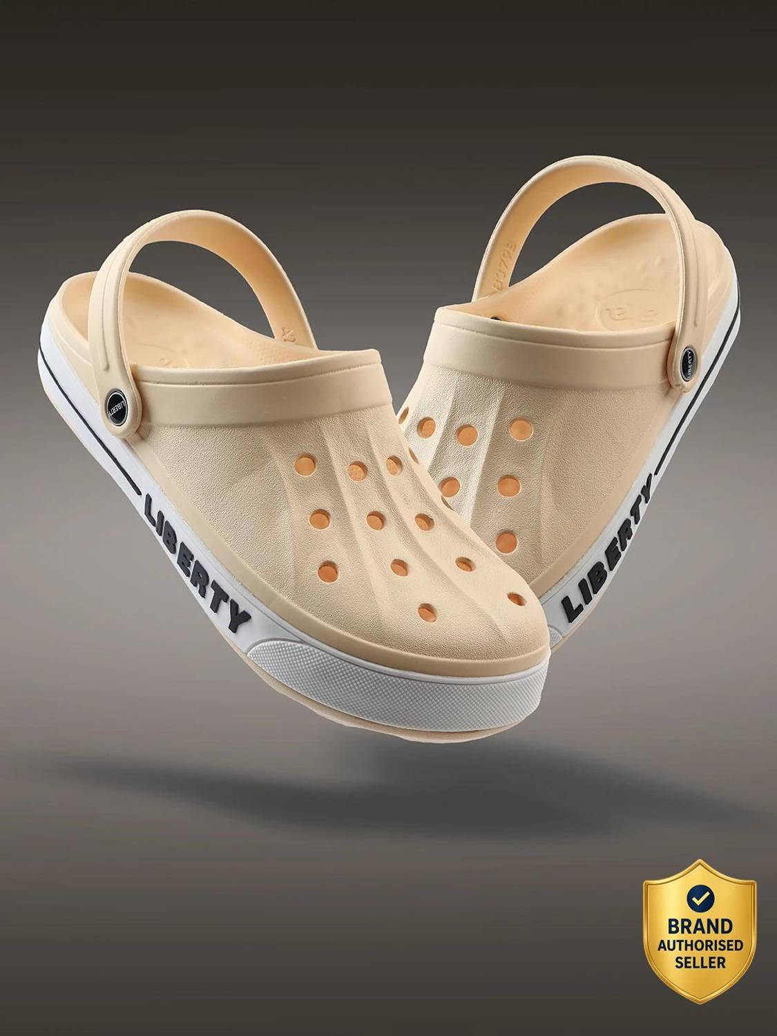 LIBERTY Men Beige Clogs - Image 1
