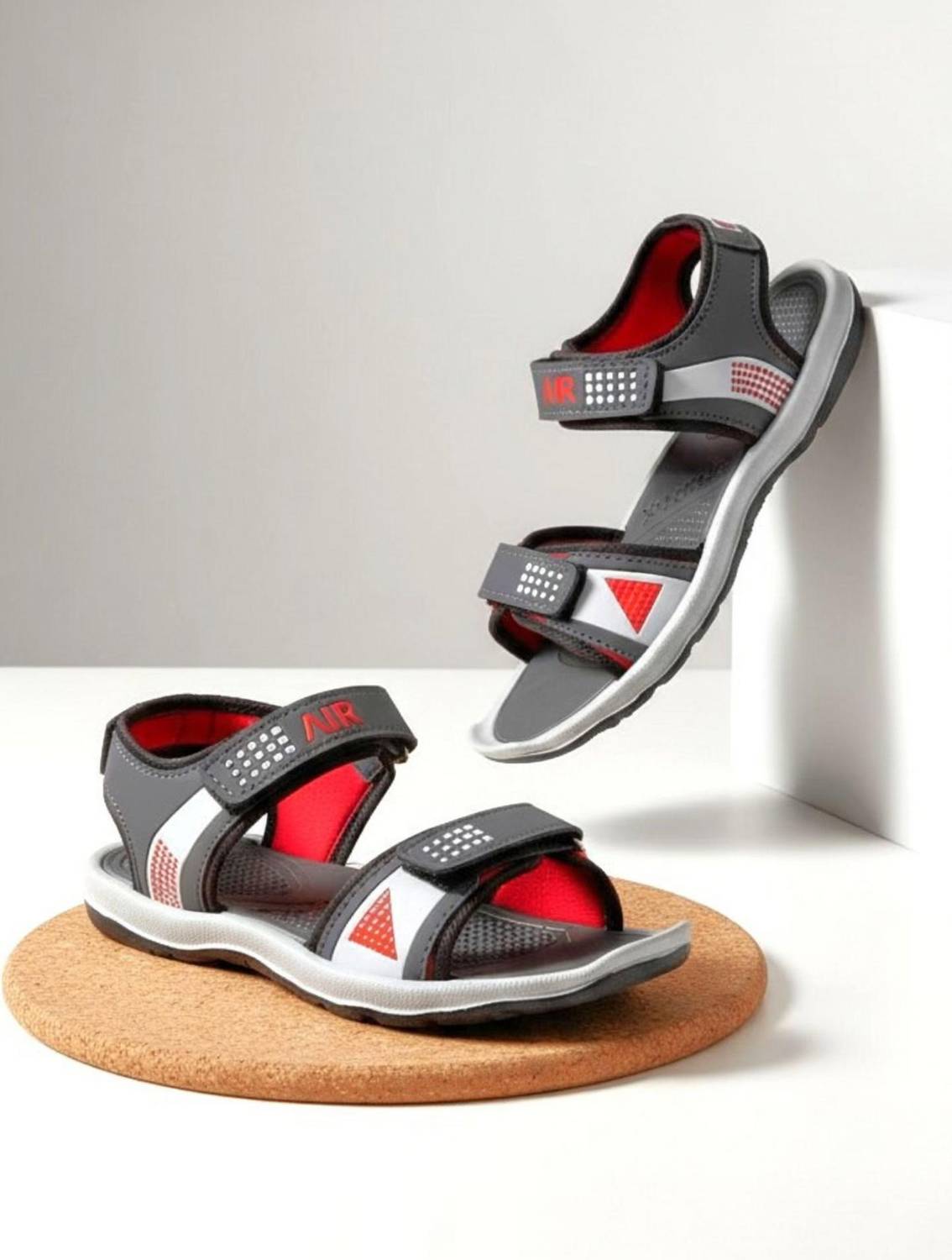 GLB Men Gray Sandals - Image 1