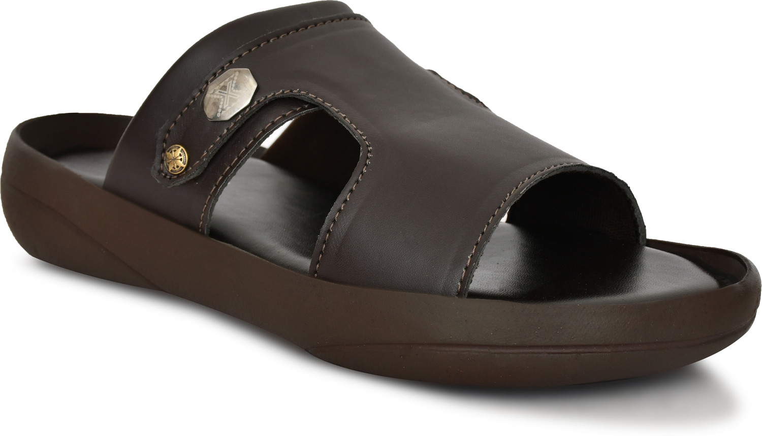 Image of Real Bliss Men Eva Doctor chappal Daily use Leather office Partywear NonSlip Lightweight Slippers