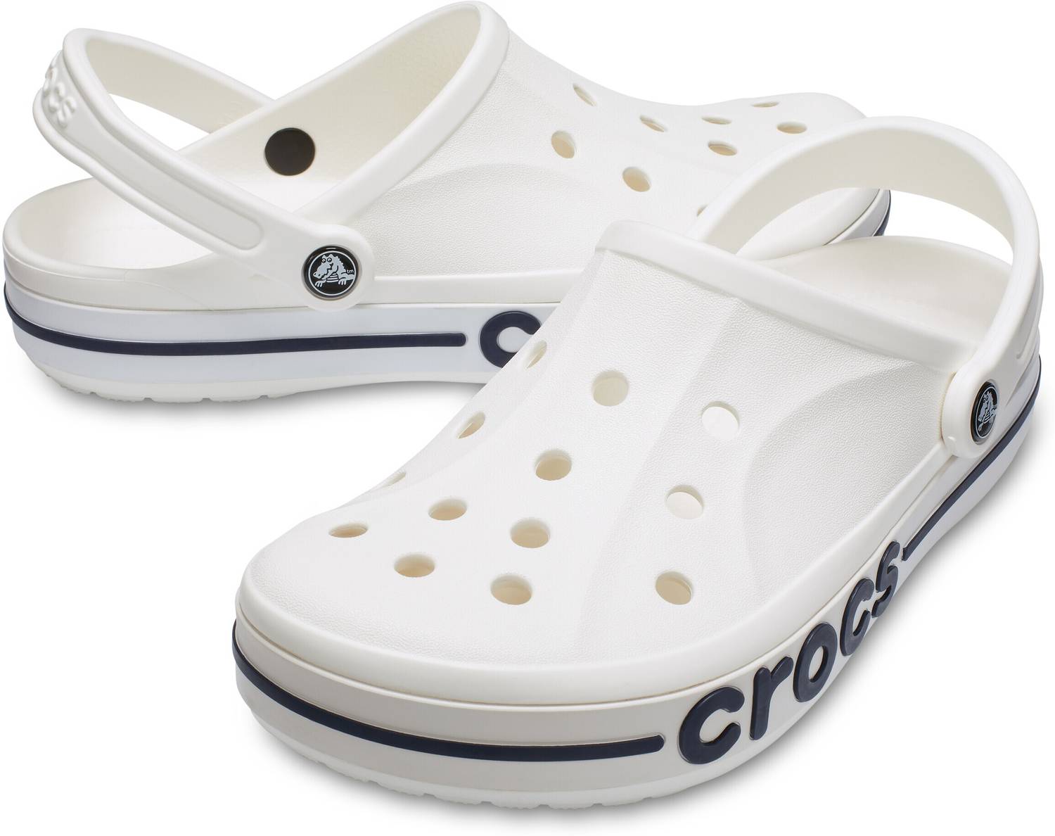 CROCS Bayaband Unisex Clogs White - Image 4