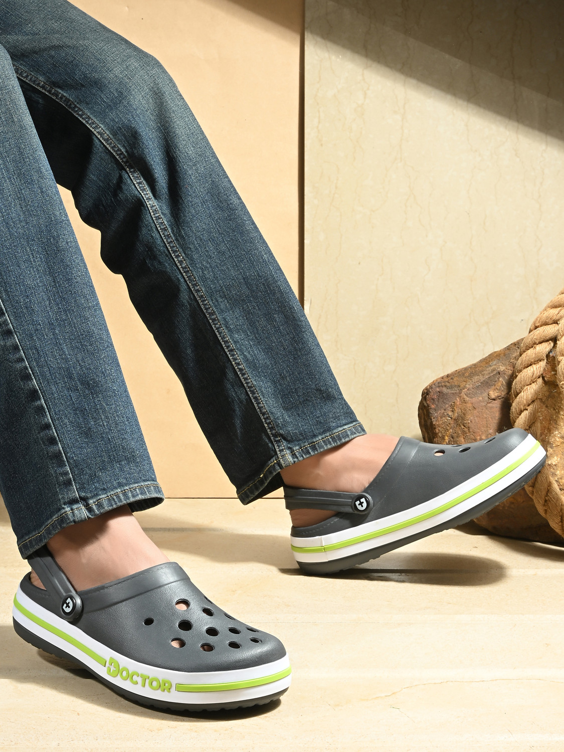 Image of DOCTOR FEEL SOFT Clogs Comfortable Non Slip Sole Daily Use Work Duty Footwear Men Clogs