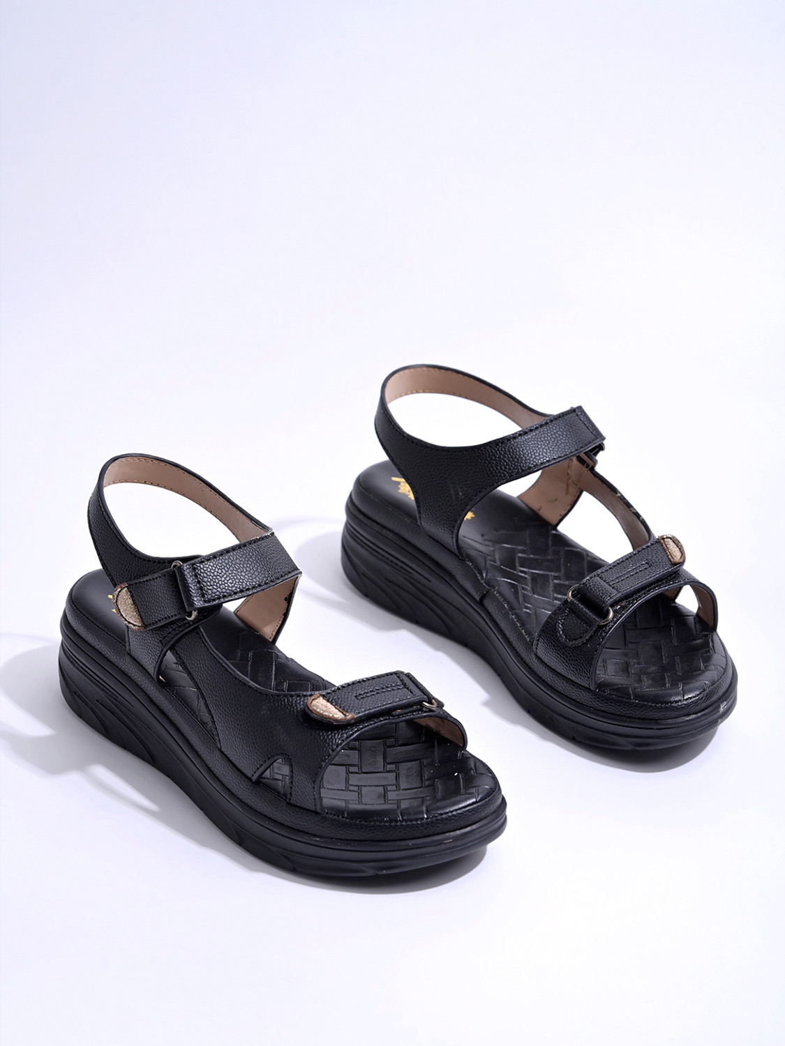 Image of SHOETOPIA Girls Velcro Flats