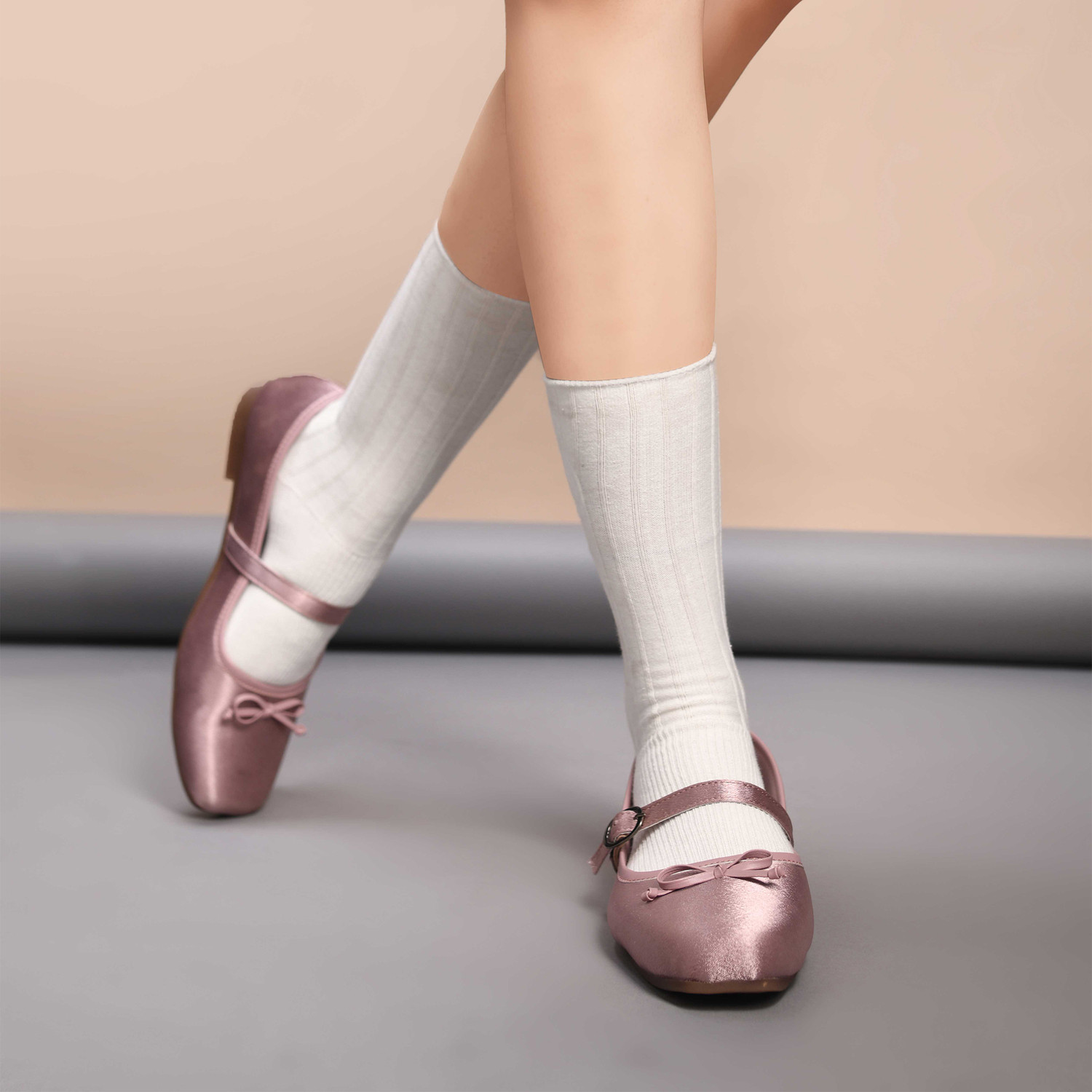 Image of jm looks Women JM Looks Metallic Mary Jane Buckle Shoes Bellies Sandal (Pink, 8)