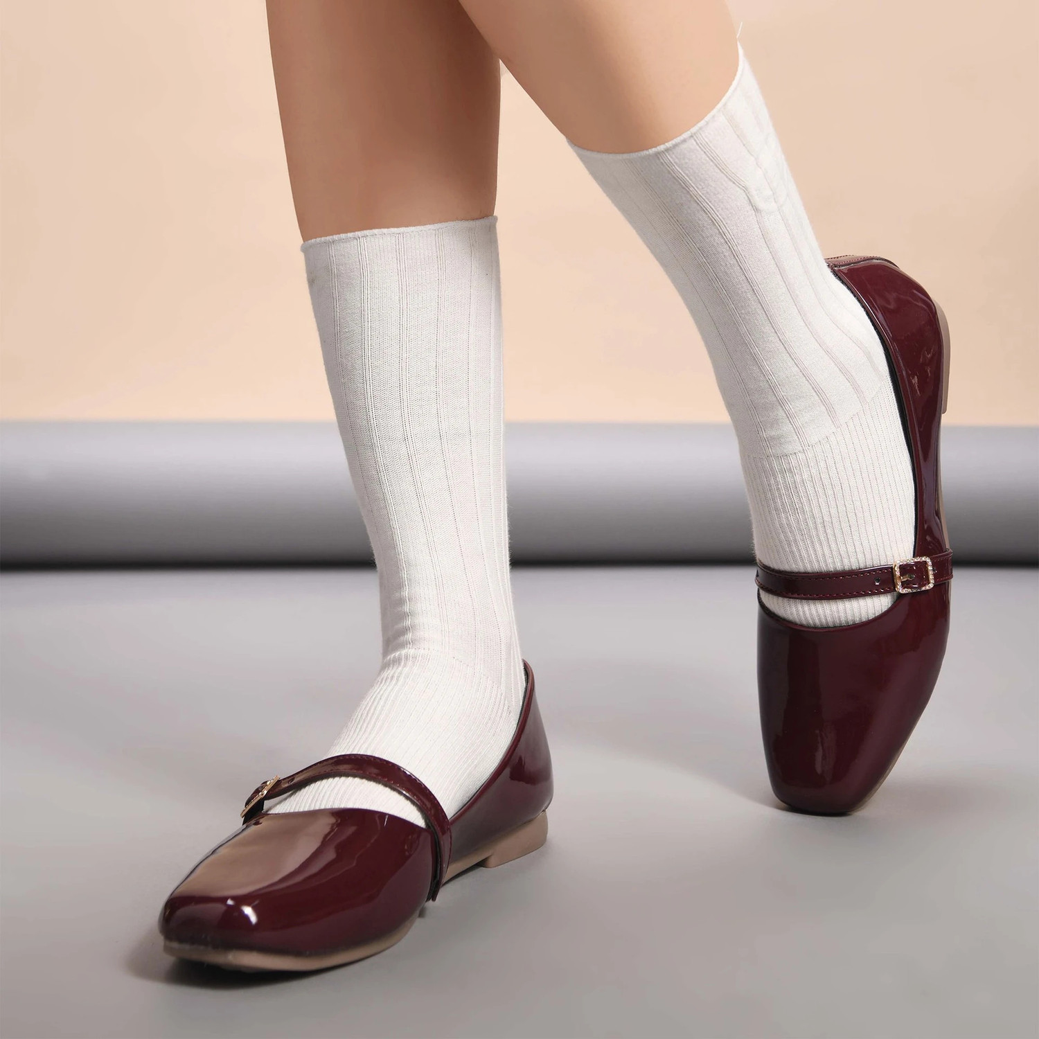 Image of DUOSOFT Women Premium |Non Slip Lightweight|Dailywear| Shoes| Bellies Sandal (Brown, 8)