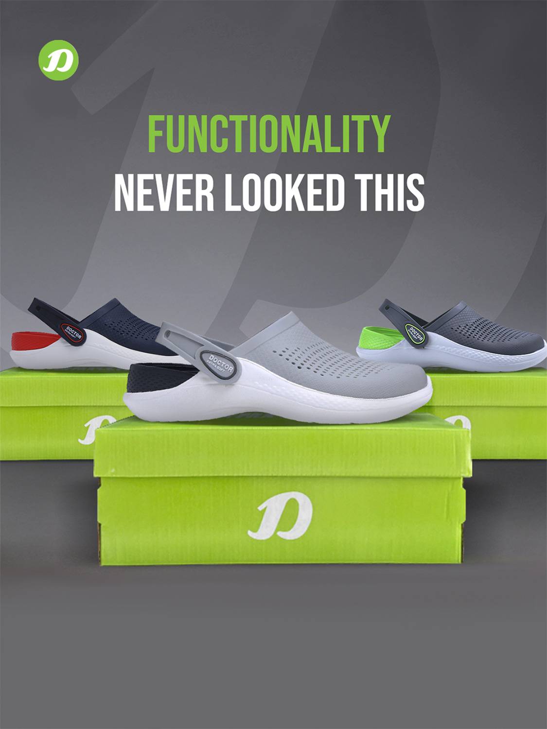 Doctor Extra Soft Classic Casual Sports Clogs D-513 - Image 5
