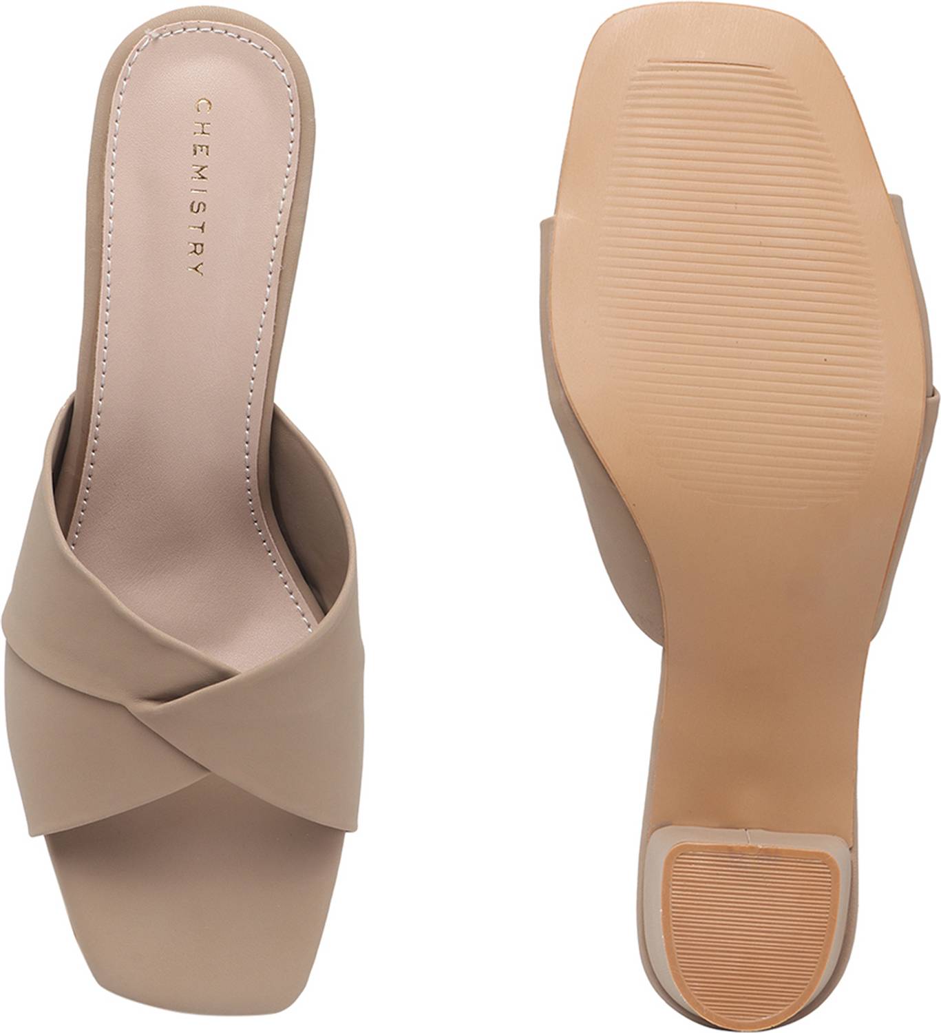 CHEMISTRY Women Brown Heels - Image 5