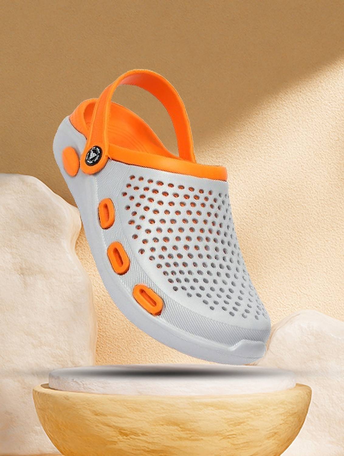 CLYMB Men Clogs Orange