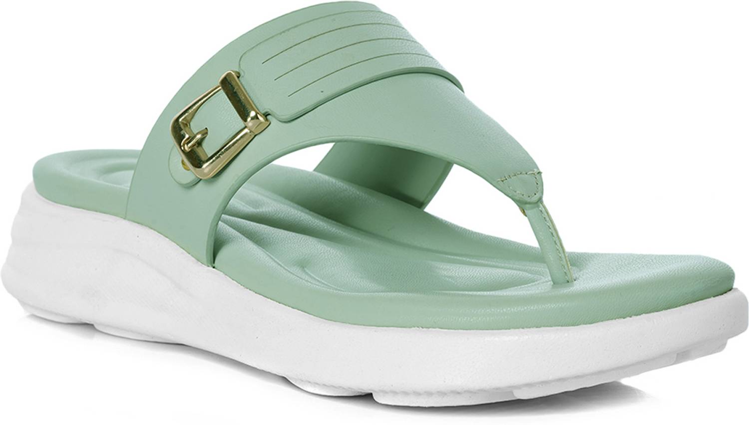 Khadim's Women Heels Sandal (Green , 8)