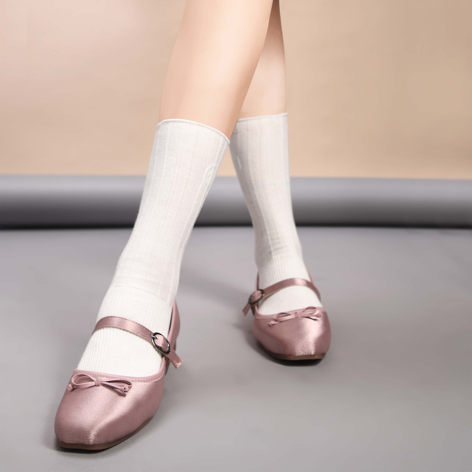 Image of jm looks Women JM Looks Metallic Mary Jane Buckle Shoes Bellies Sandal (Pink, 8)