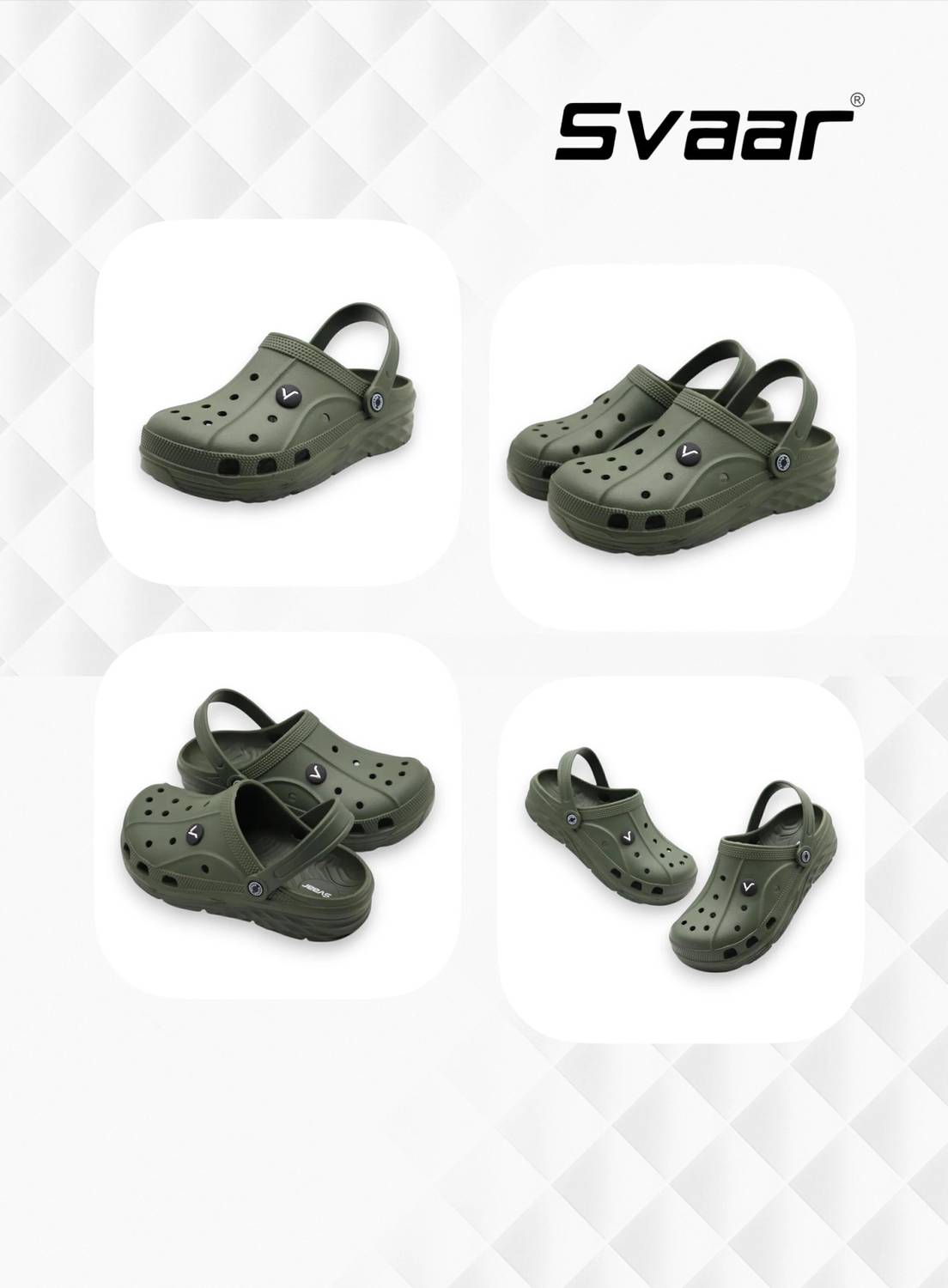 Svaar Men Clogs Green - Image 3