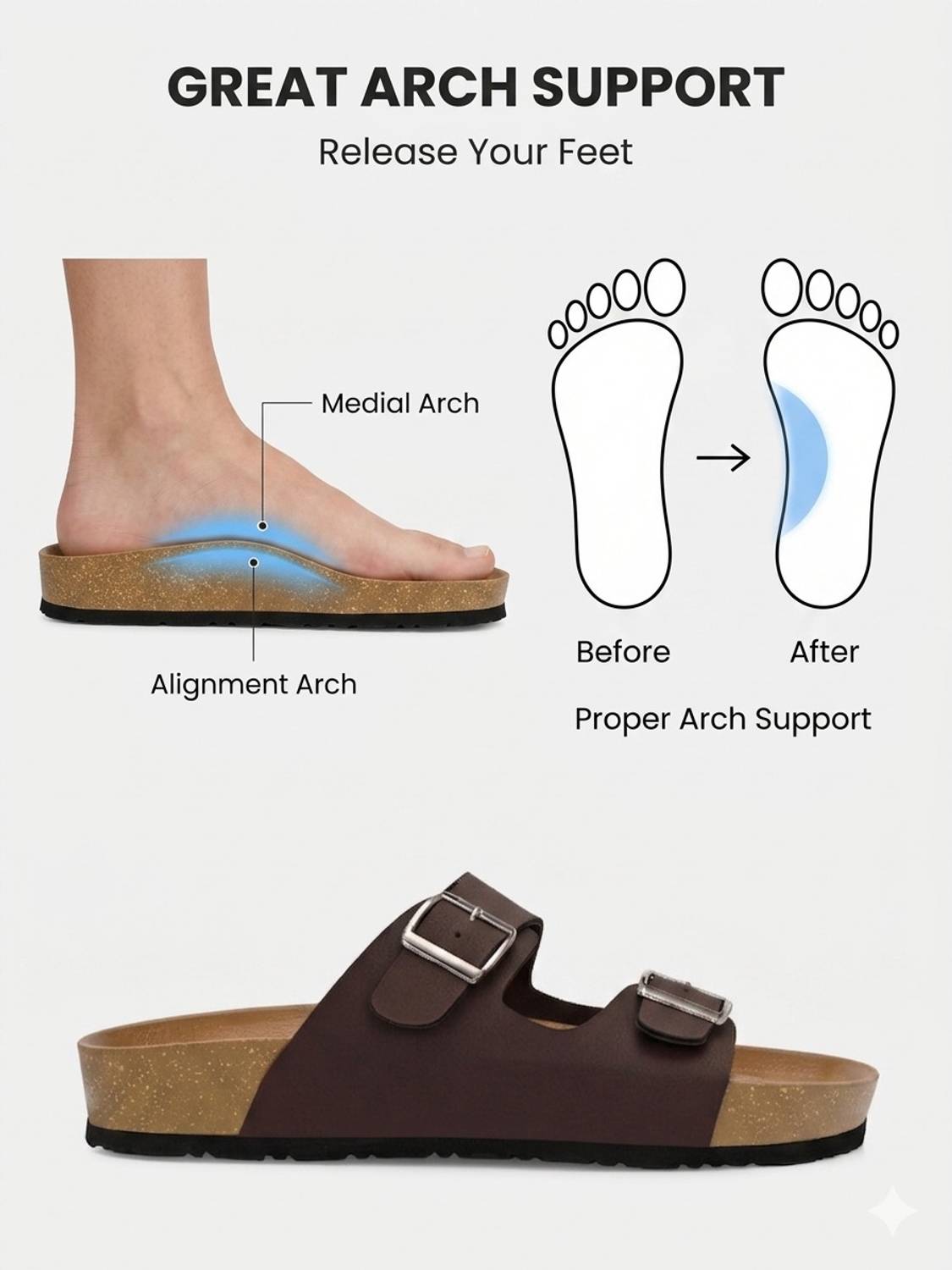 CLERKSVILLE Men's Berkin-Style Slip-On Sandals - Image 4
