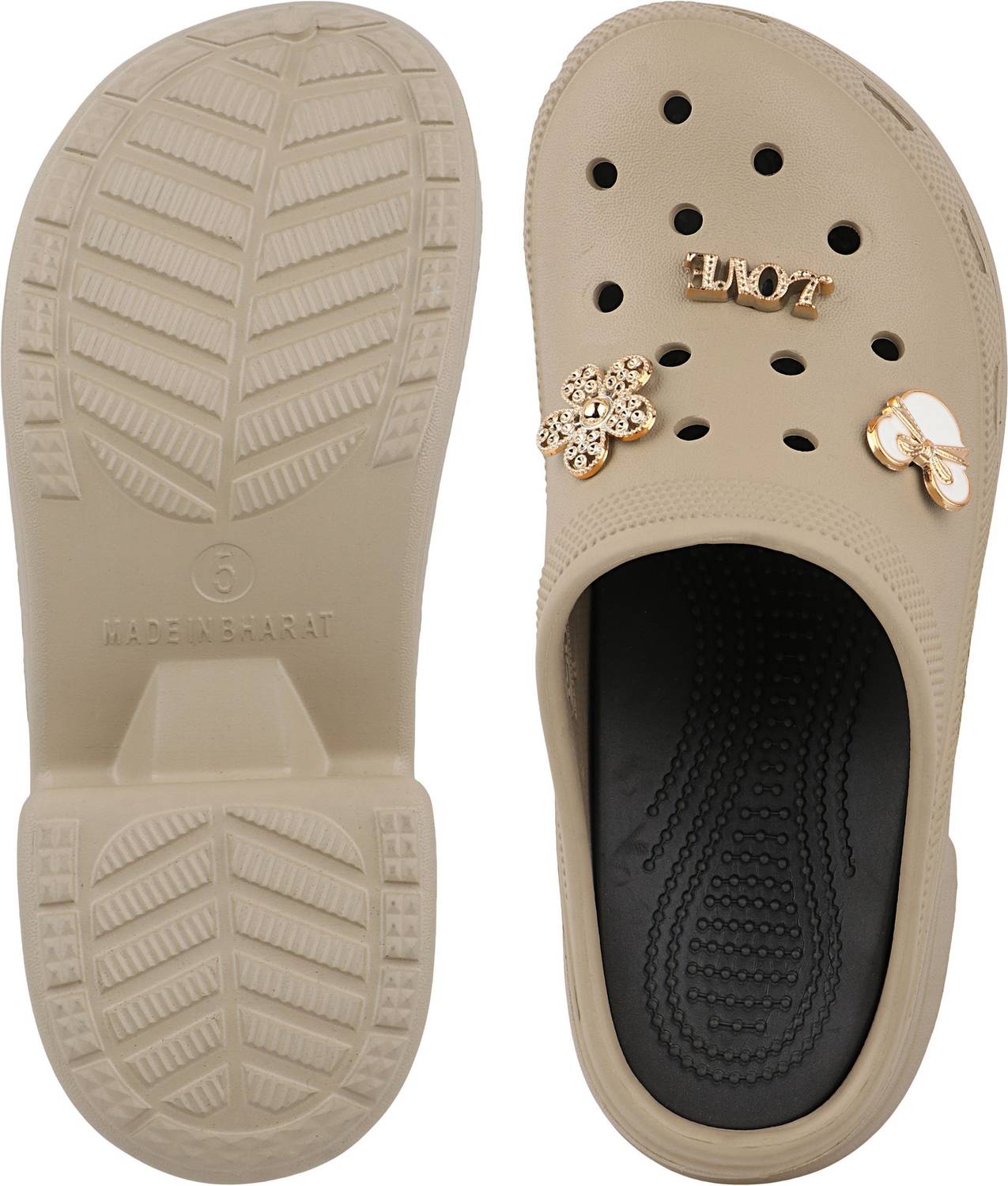 Crosskix Women Beige Wedges - Image 3