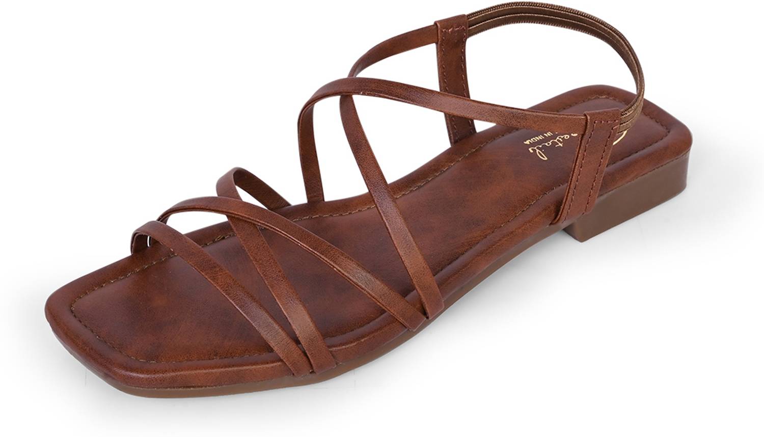 Shoestail Women Flats Brown - Image 3