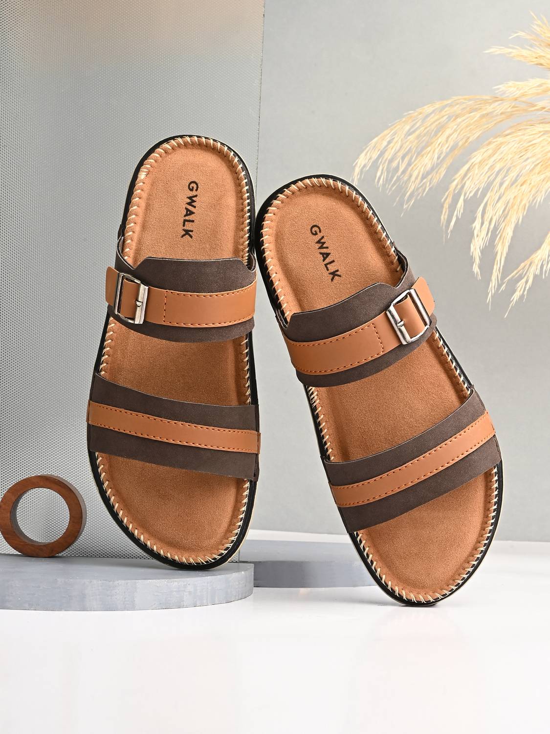 GWALK Men Casual Brown - Image 1