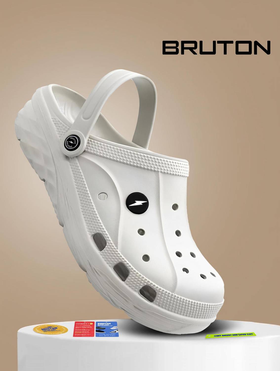 BRUTON Men Clogs White - Image 1