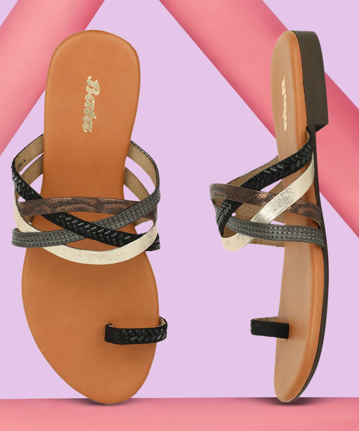 Bata Women Sandal (Black , 4)