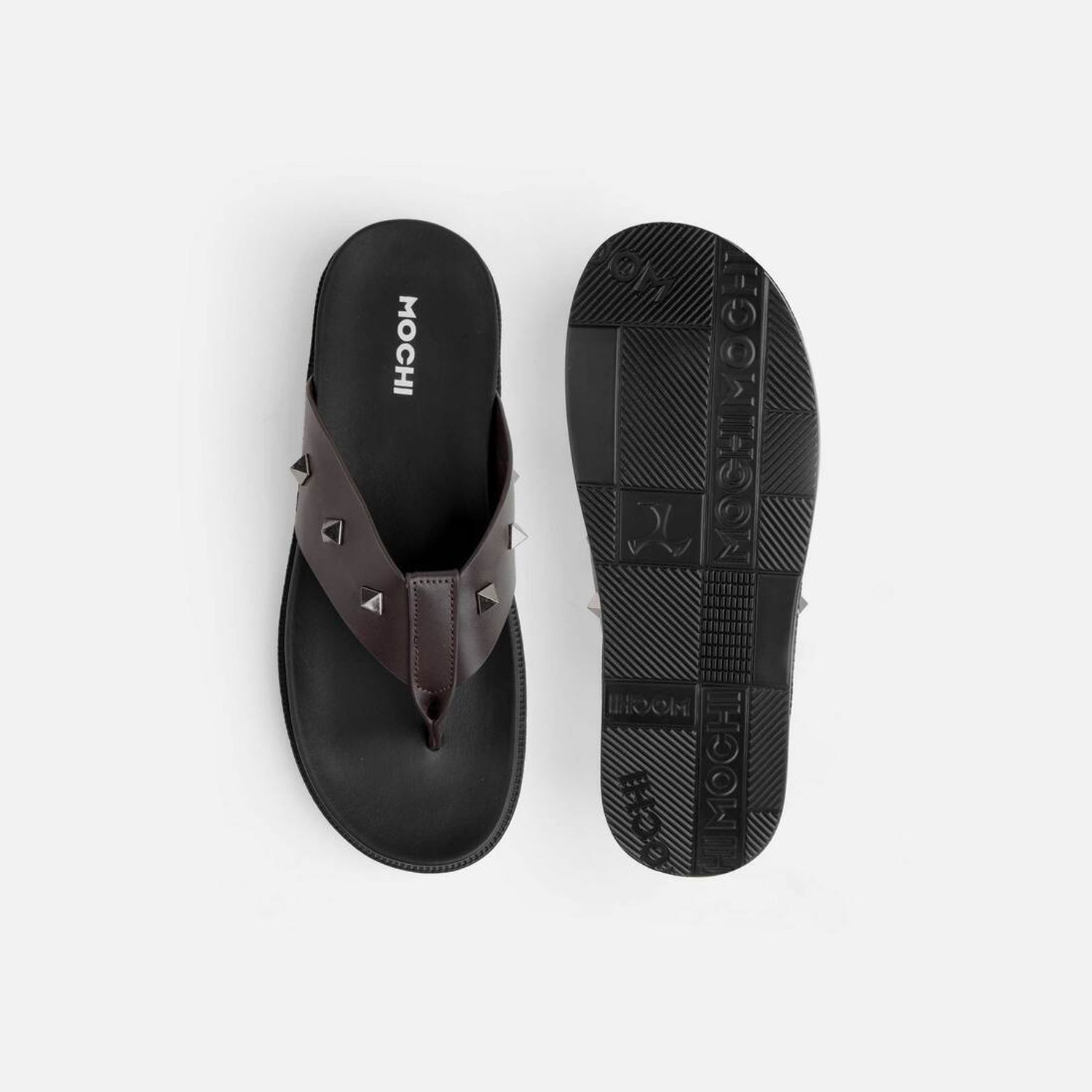 Image of MOCHI Men Slippers (Brown, 10)