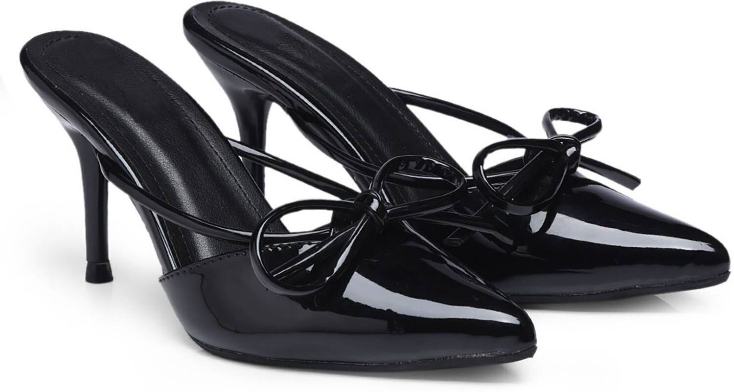 Diva Women Black Heels - Image 2