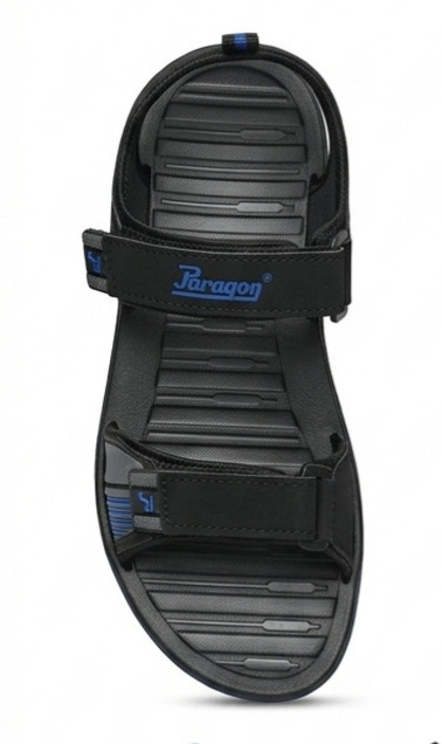 Image of Paragon Men Sports Sandal (Black, Blue, 6)