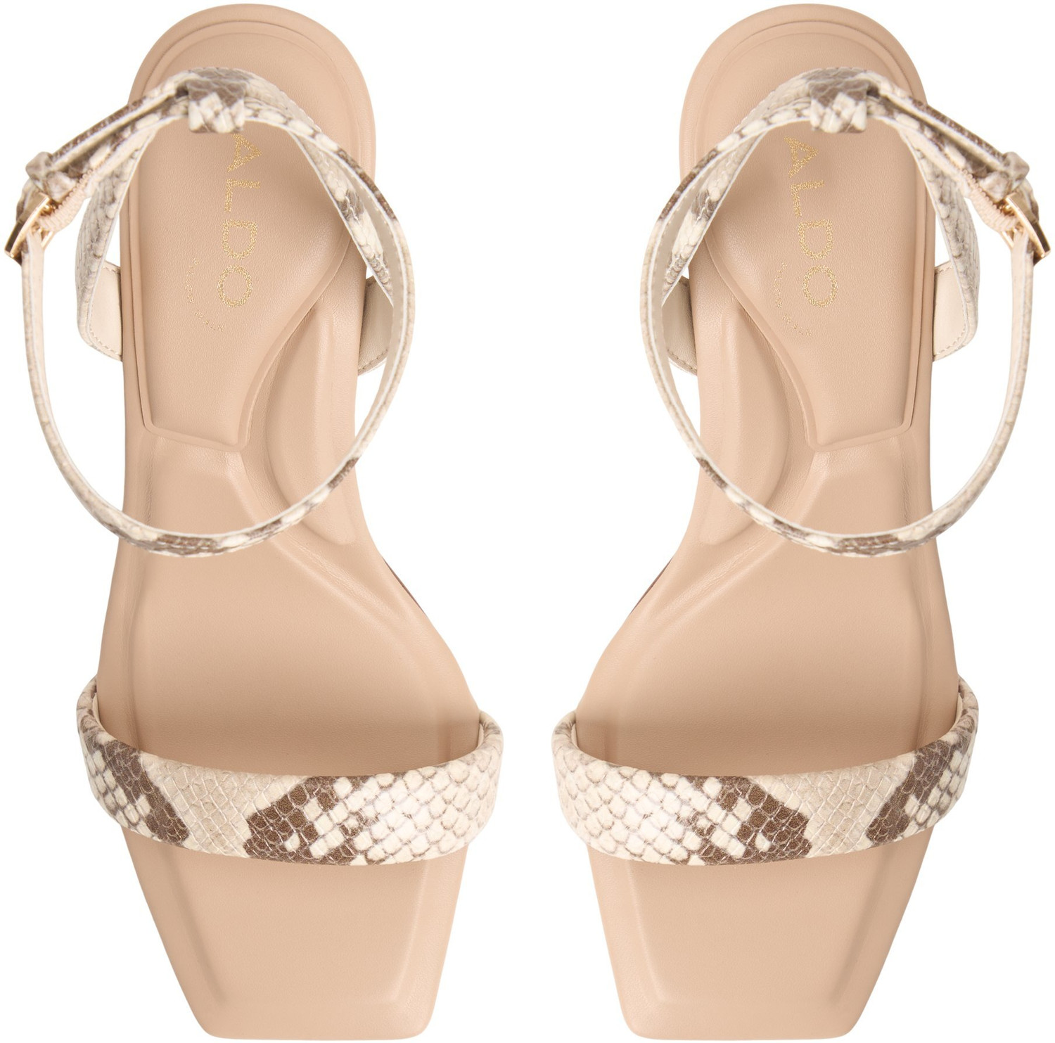 Image of ALDO Women Heels Sandal (Brown, 7)