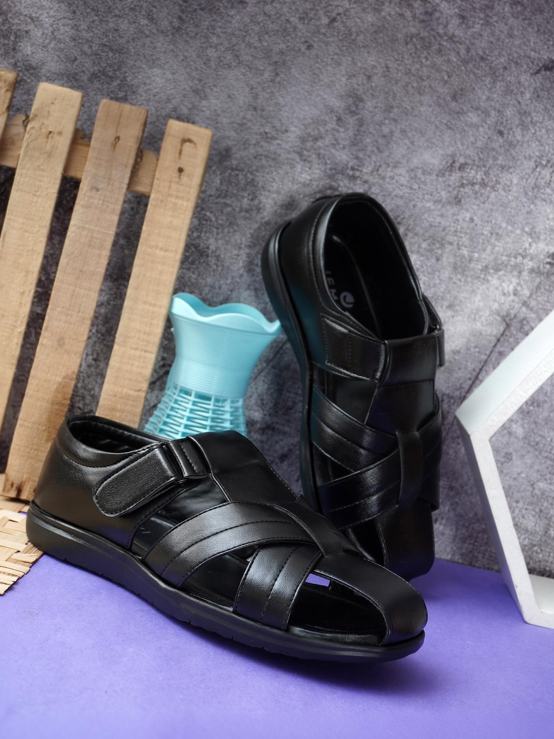 Image of JEMOKI Men Sandal (Black, 9)