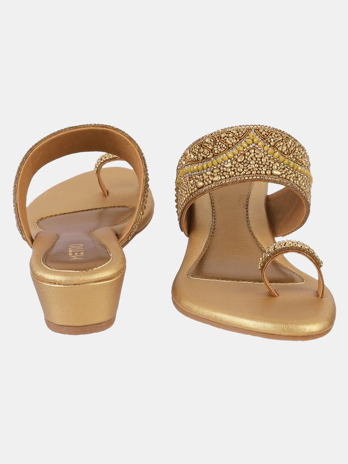 Image of METRO TexturedWedgeMules Women Heels