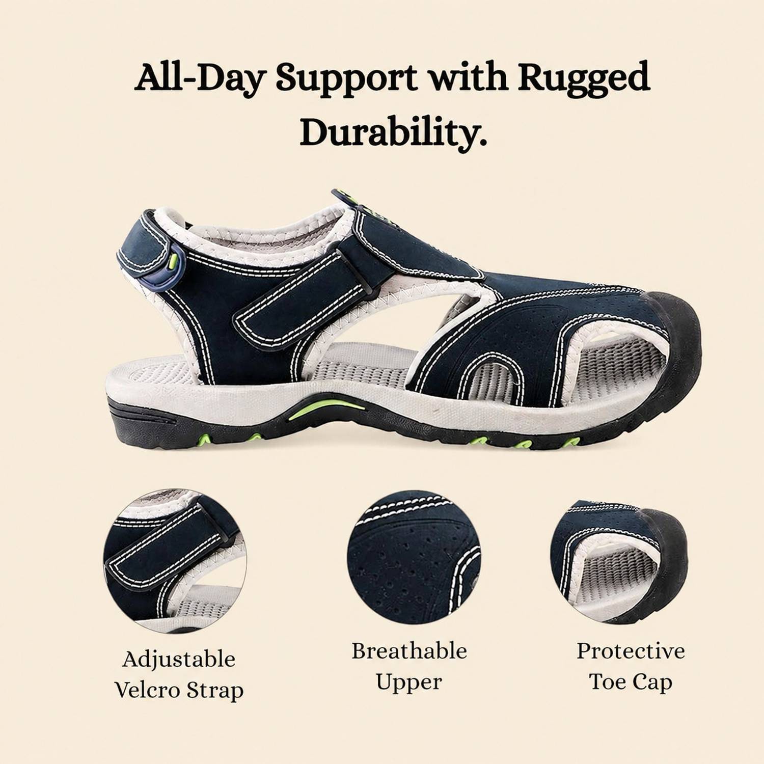 Fuel Men Blue Sandals - Image 5