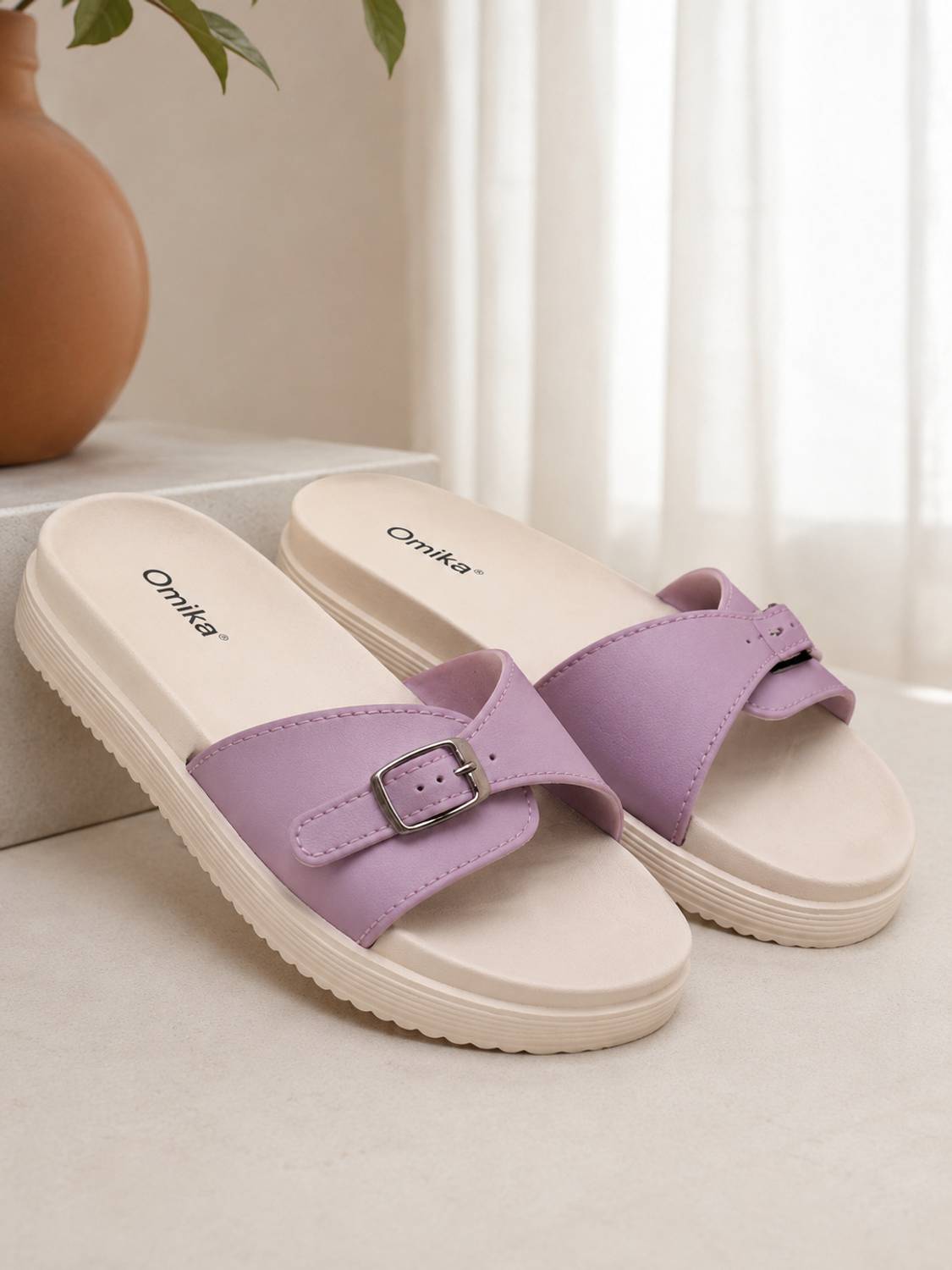 OMIKA Women Purple Flats - Image 3