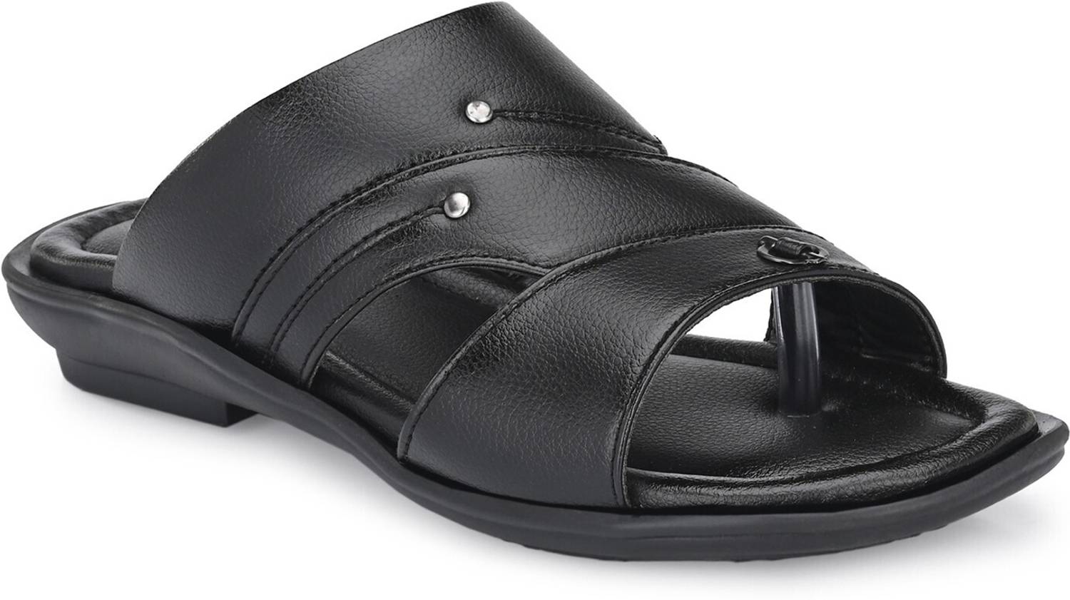 Azzaro Black Men Sandals