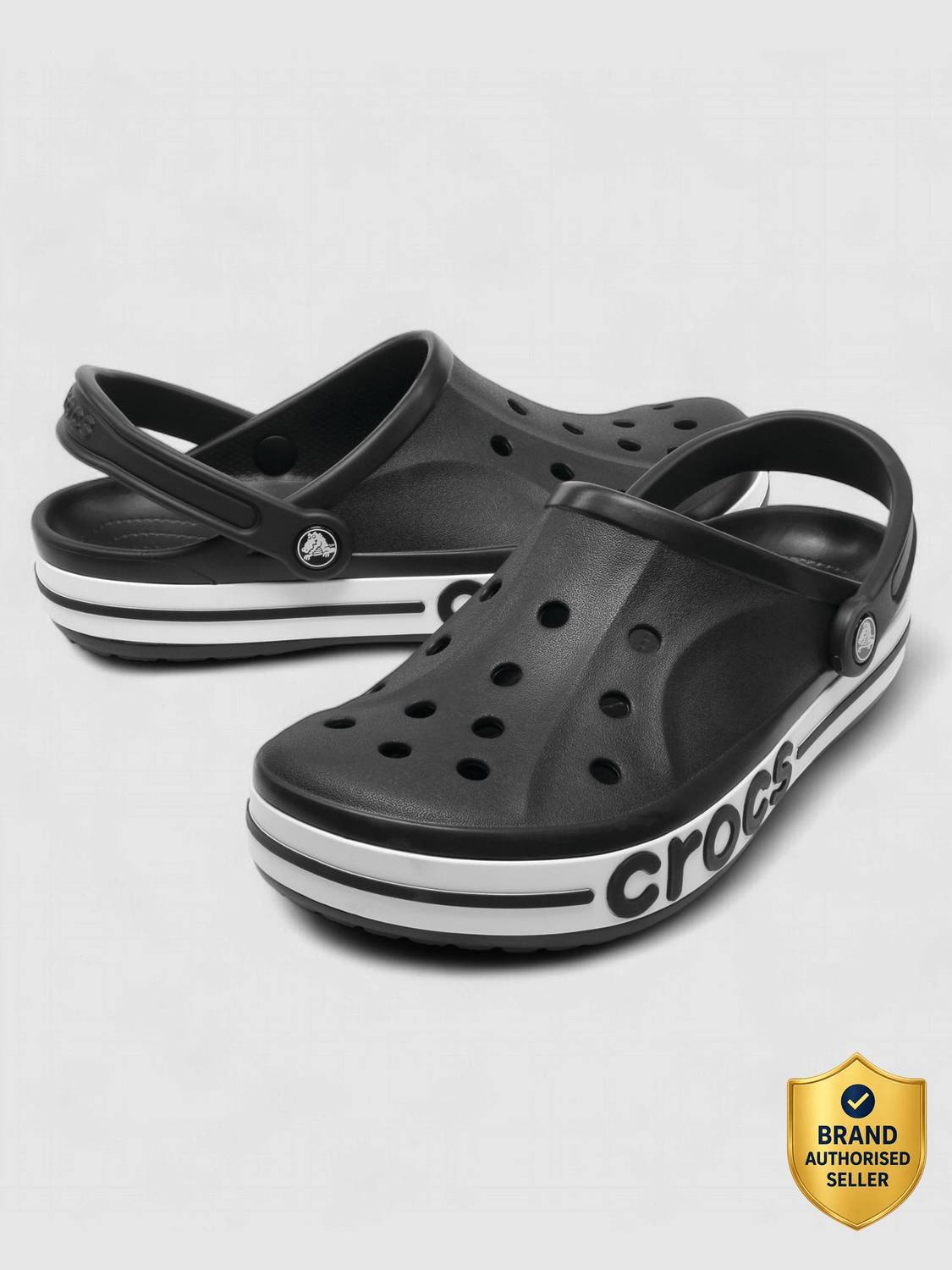 CROCS Bayaband Unisex Clogs Black - Image 1
