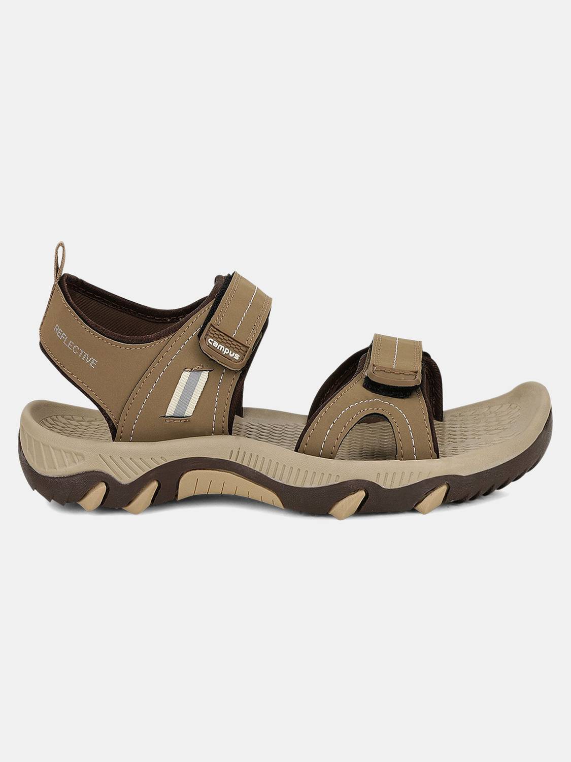 CAMPUS Men Beige Sandals - Image 2