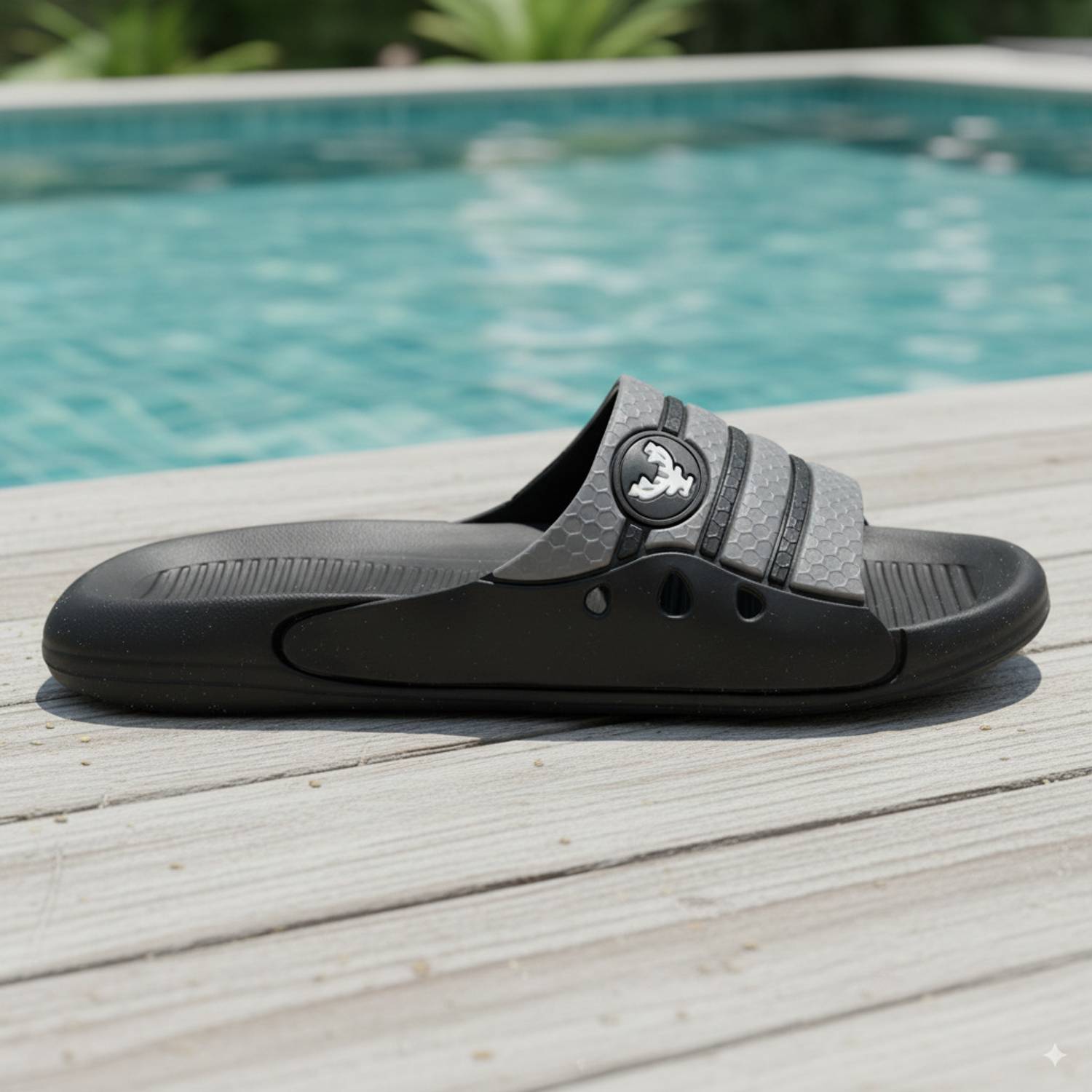 OMIKA Men Slides Gray - Image 5