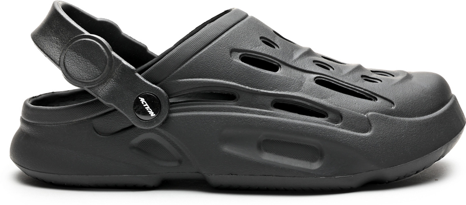 Image of action Men COOL-1001 Trendy Comfortable Lightweight Breathable Casual Slip-On Sandal (Black, 6)