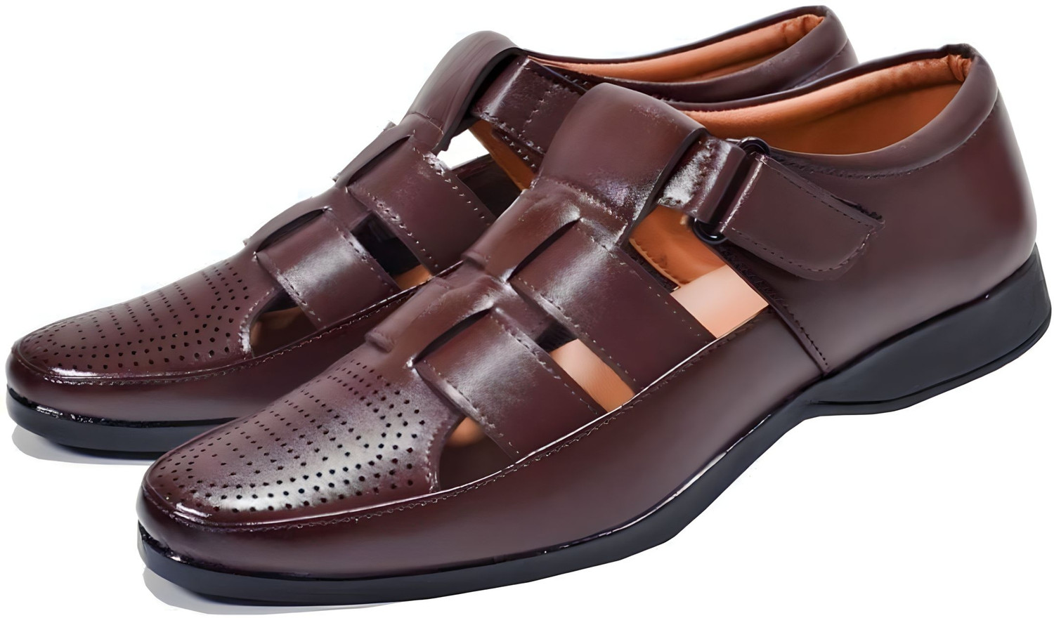Image of VINET Men Sandal (Brown, 9)