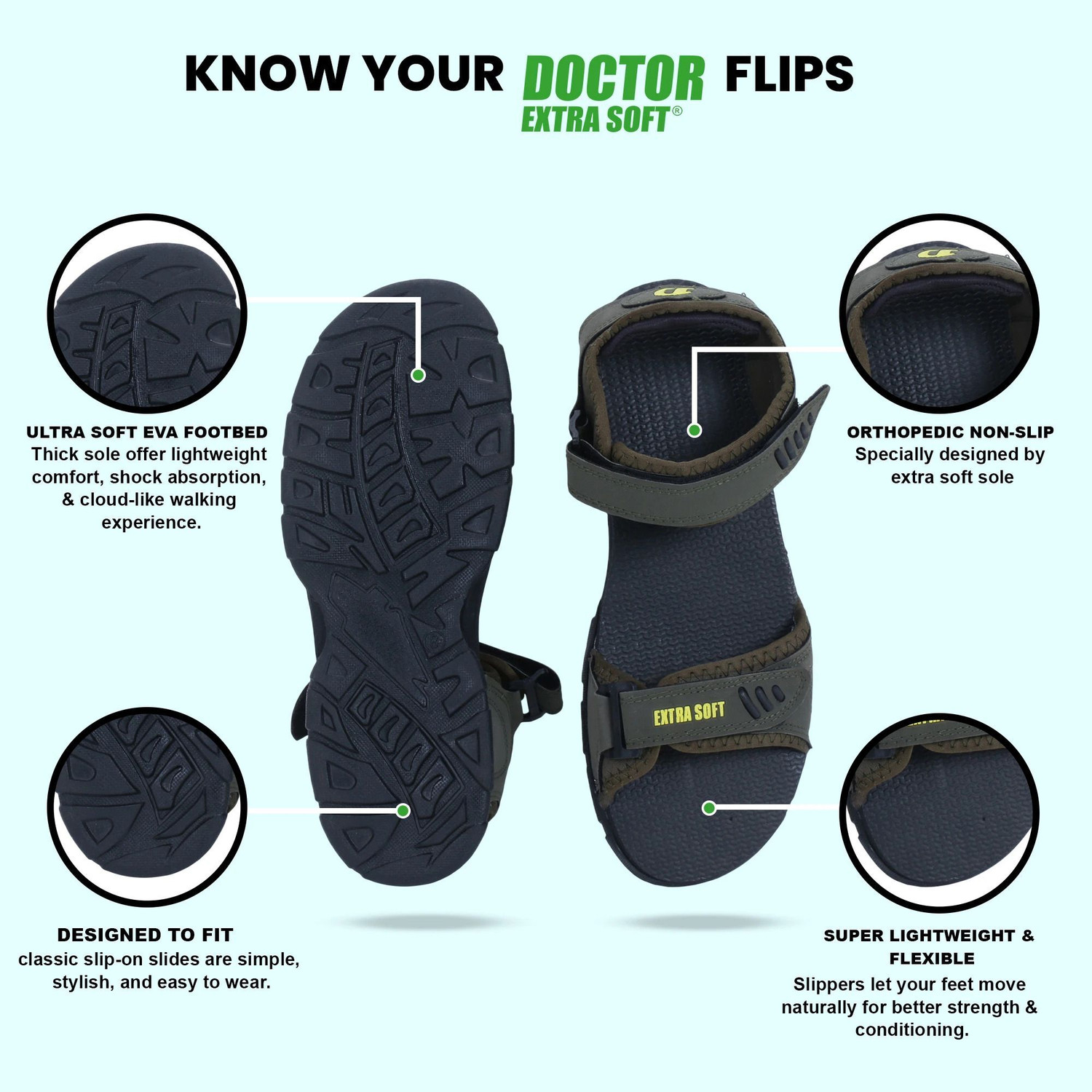 Image of DOCTOR EXTRA SOFT Men Sandals