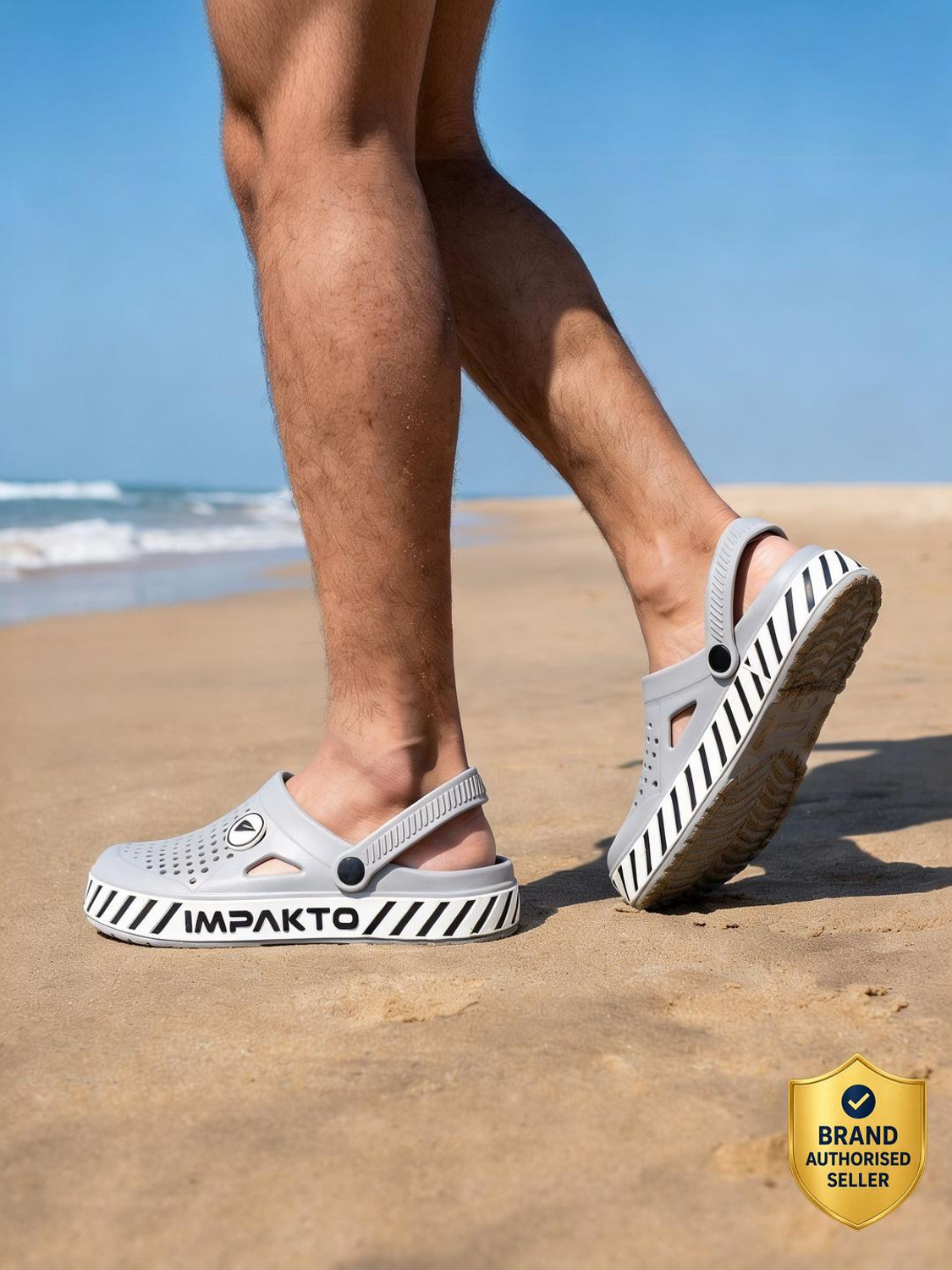 Image of Impakto by Ajanta Men Clogs, Lightweight & Breathable EVA Waterproof Slip-Ons for Casual Men Clogs