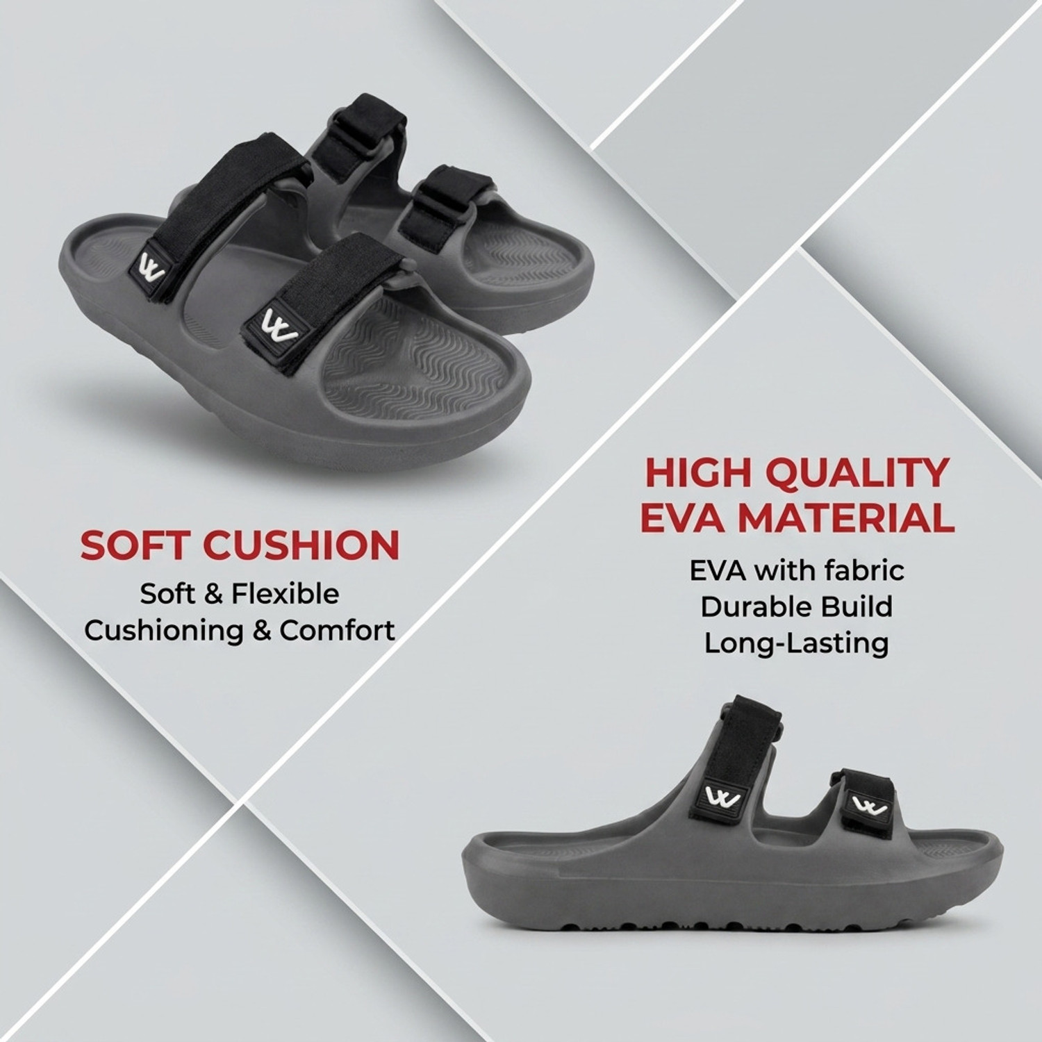 Image of HOTSTYLE Men Sandal (Grey, 7)