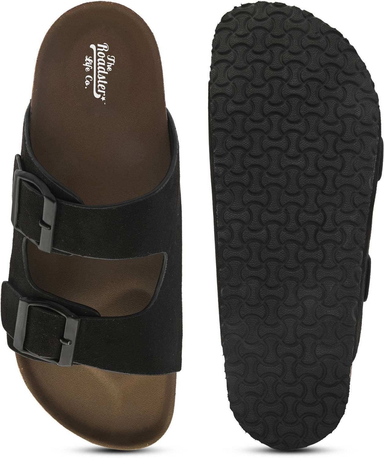 Roadster Men Black Sandals - Image 5
