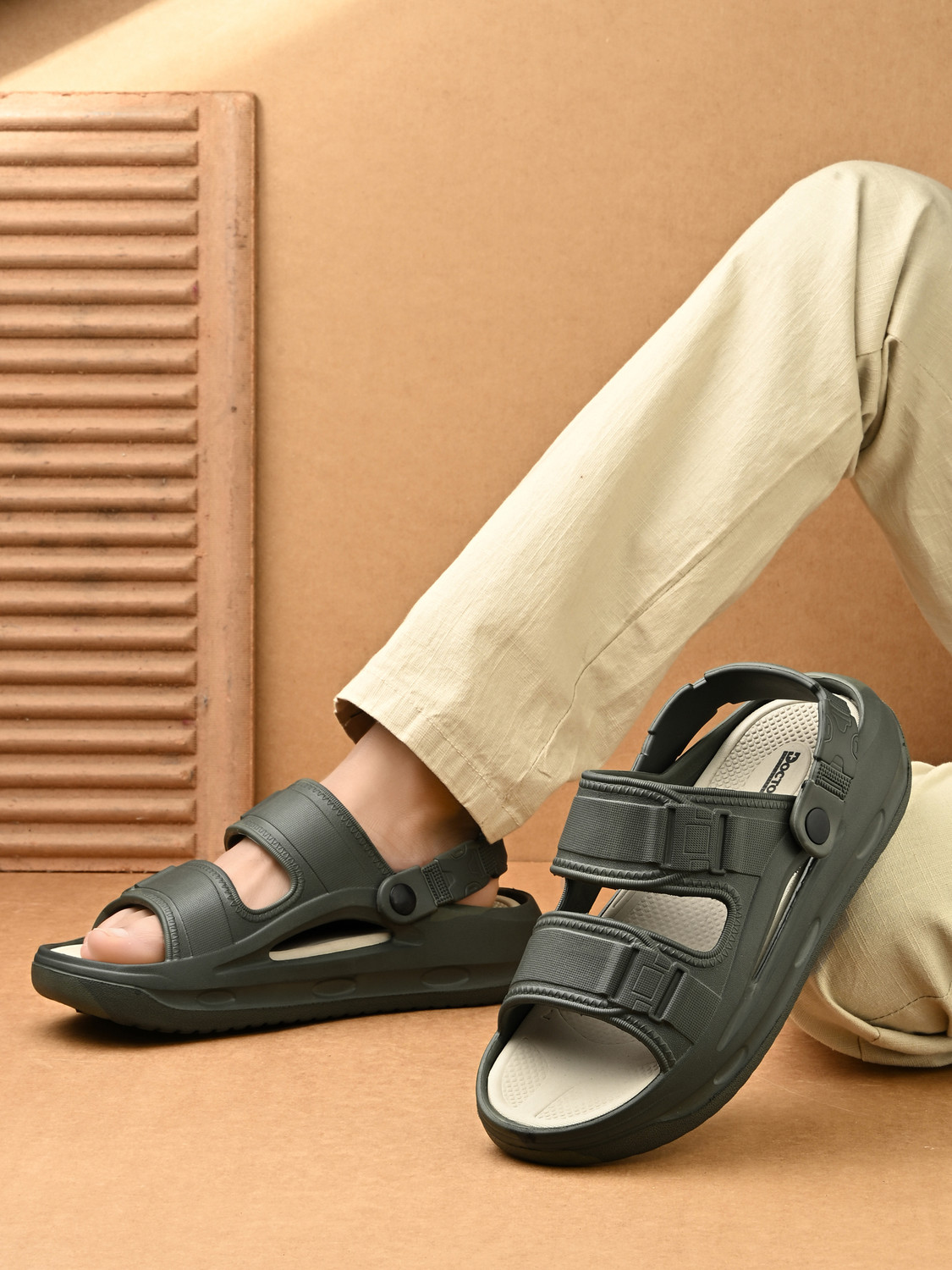 Image of Doctor Health Super Soft Men's Athletic Sports Sandals|Lightweight|Comfortable|Non-Slip Outdoor Footwear Men Sports Sandals
